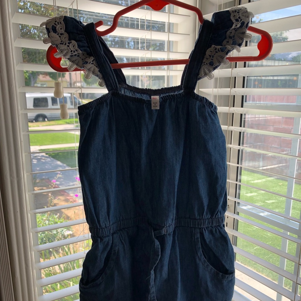 Kids jean romper